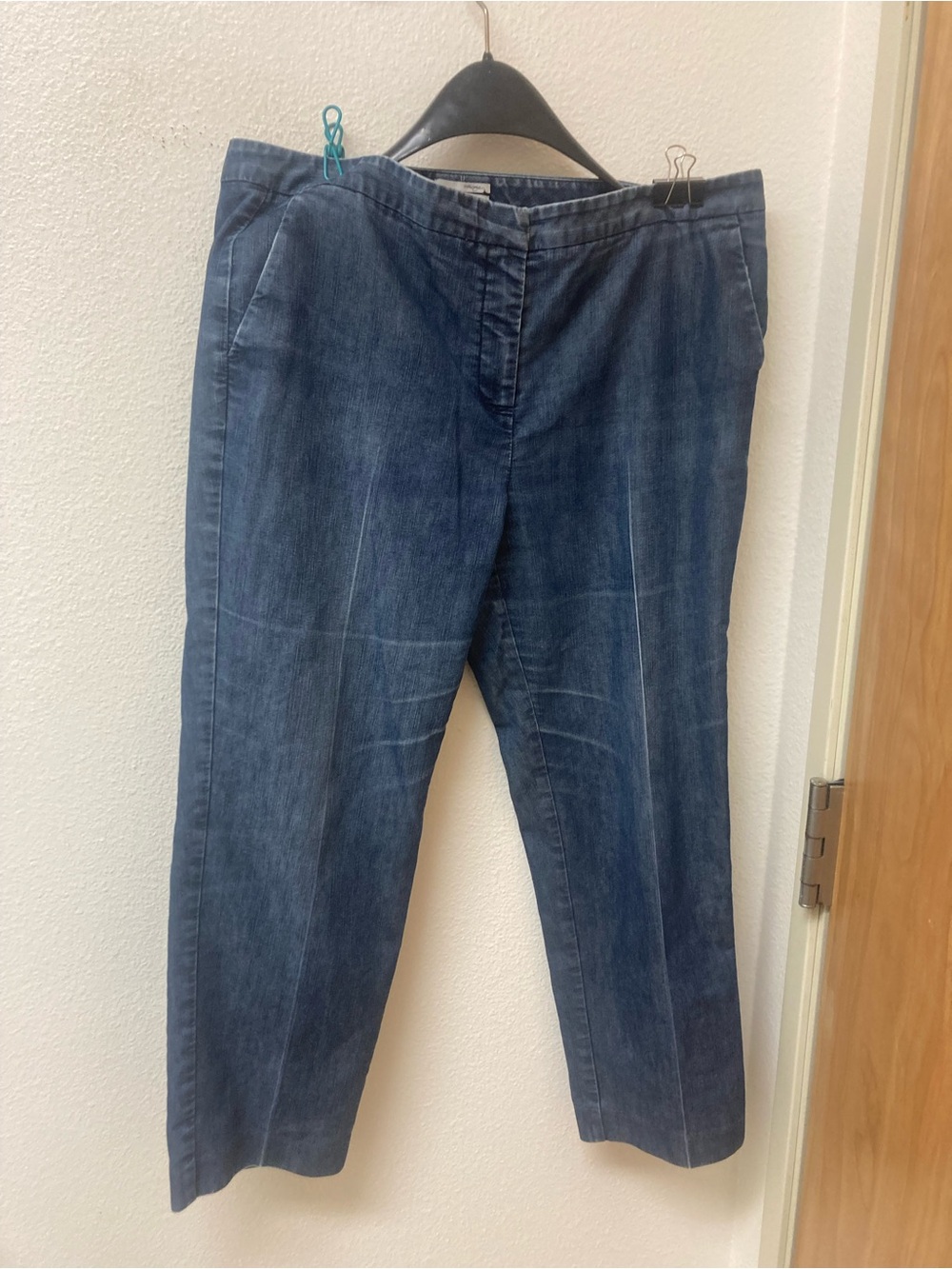 HALOGEN Taylor Fit Preppy Creased Jeans (14)